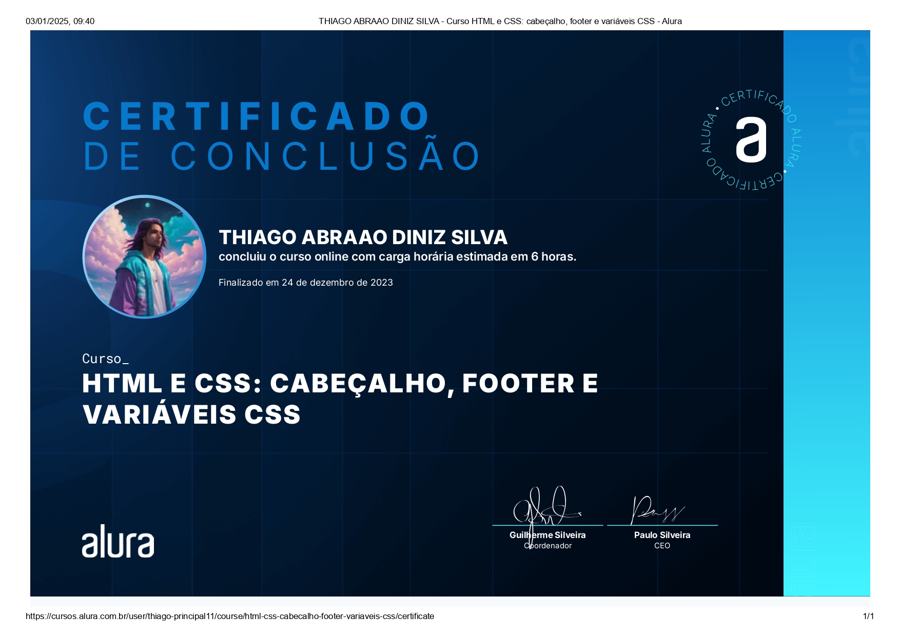 Certificado